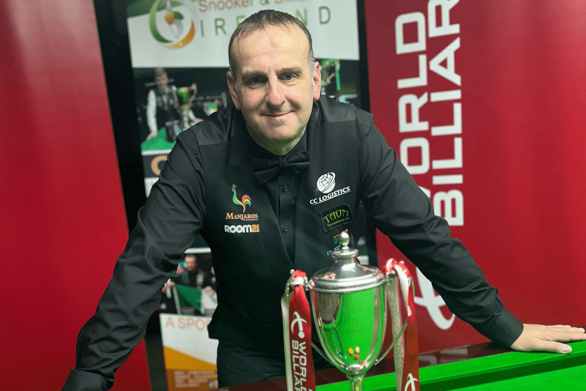 David Causier after winning the 2024 World Matchplay